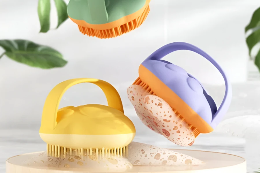 Gentle Silicone Baby Body Scrubber